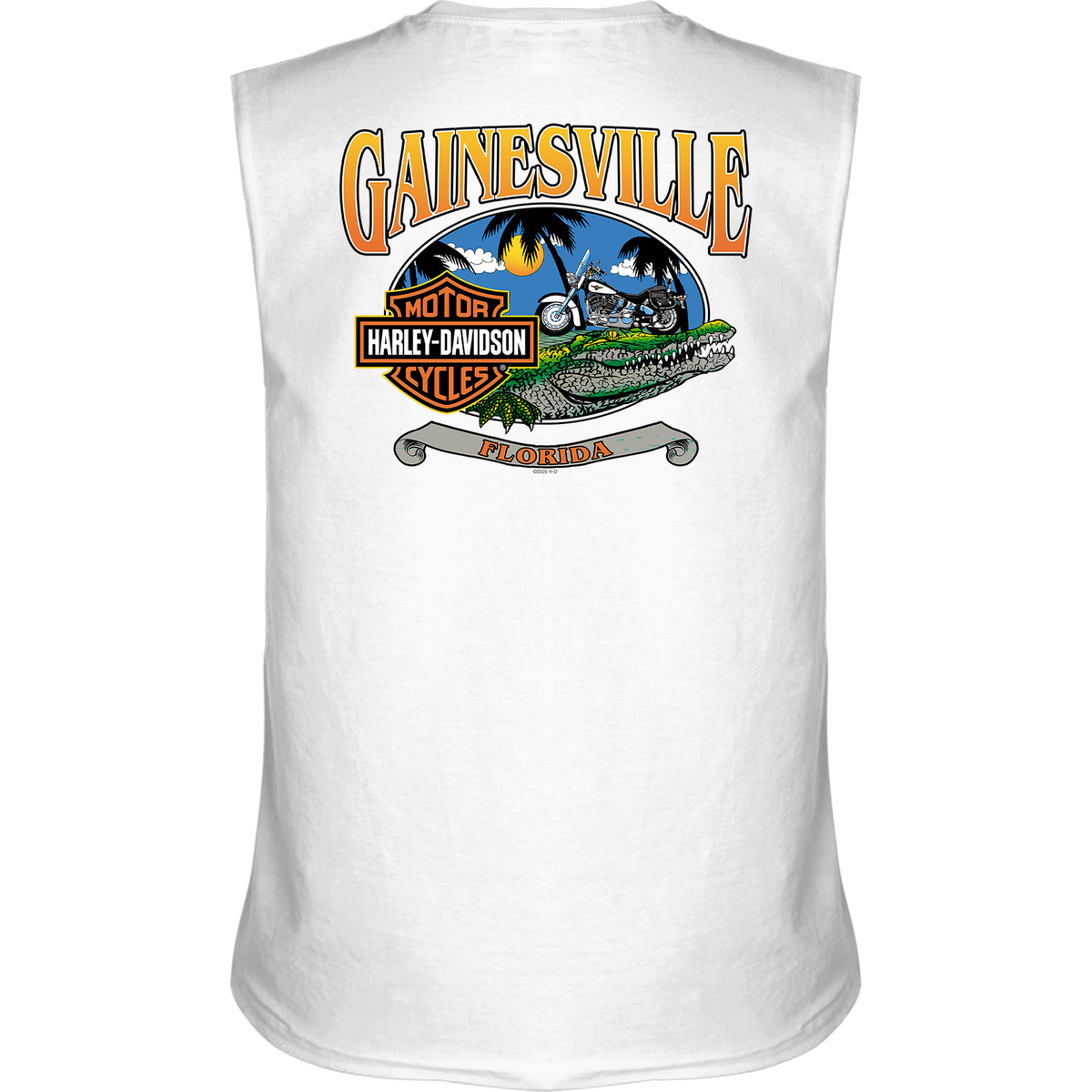 H-D Sleeveless T-Shirt Size X-LARGE